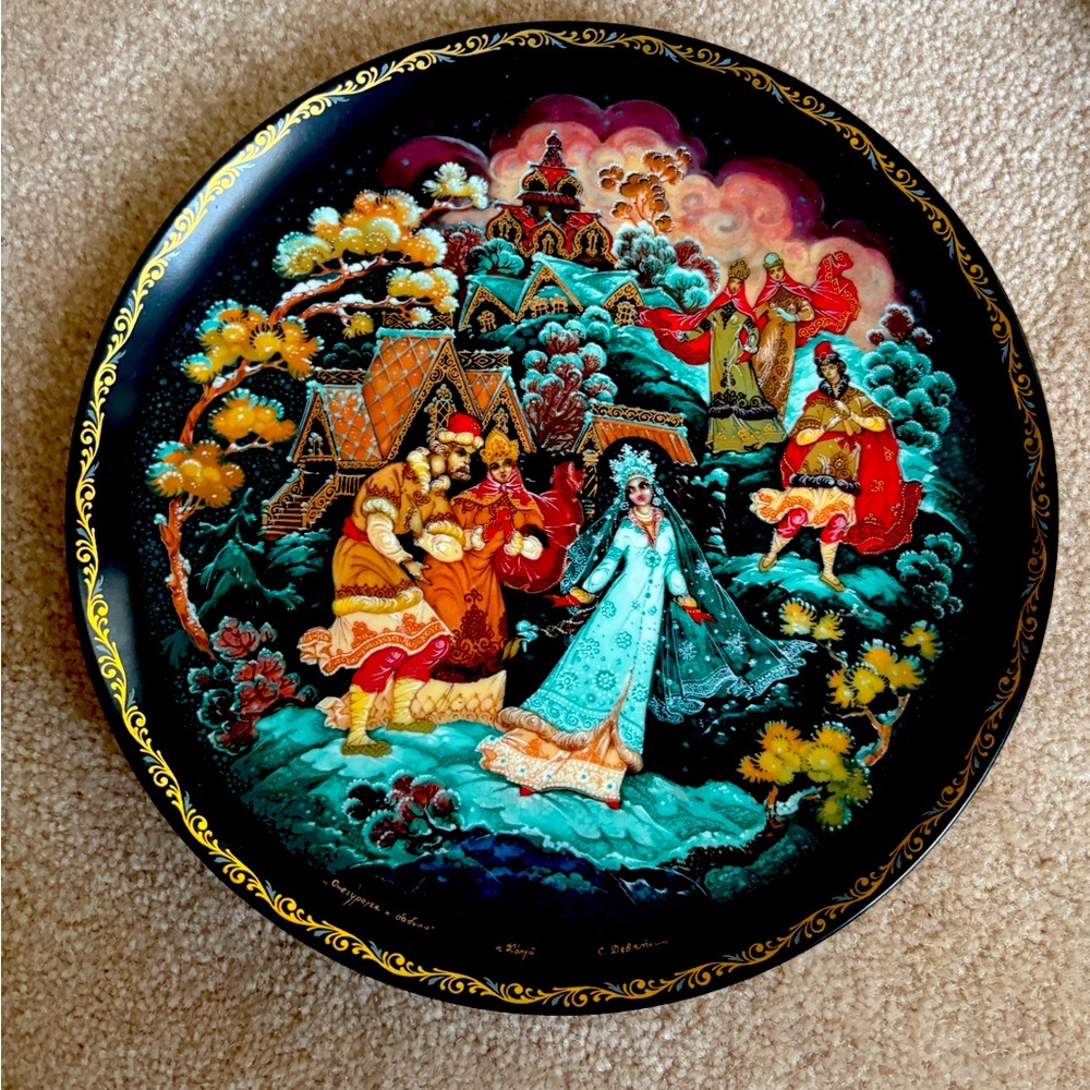 Russian Folk Art Plates